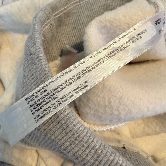 SMALL Free People Movement Making It Gray Cream Colorblock Joggers Sweatpants - Picture 11 of 12